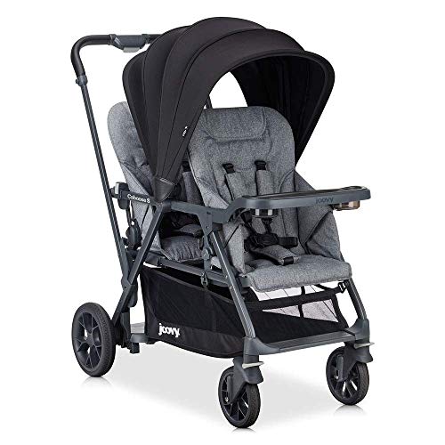 Shop Joovy Caboose S Too Sit And Stand Double Stroller, 2018, Black Melange at Goodbuygears