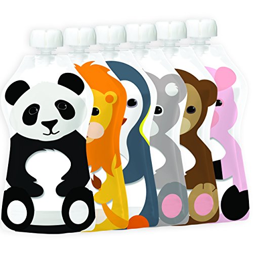 Shop Squooshi Reusable Food Pouches 5 oz-6 Count at Goodbuygears