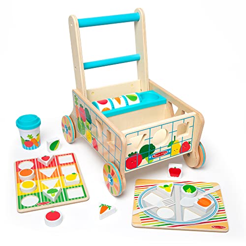 Shop Melissa & Doug Wooden Shape Sorting Grocery Cart at Goodbuygears