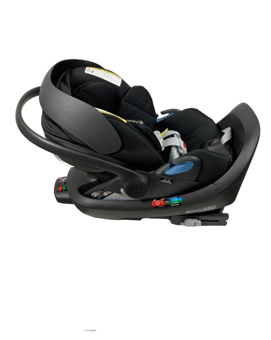 Shop Cybex Cloud G Lux with SensorSafe, 2023, Moon Black at Goodbuygears
