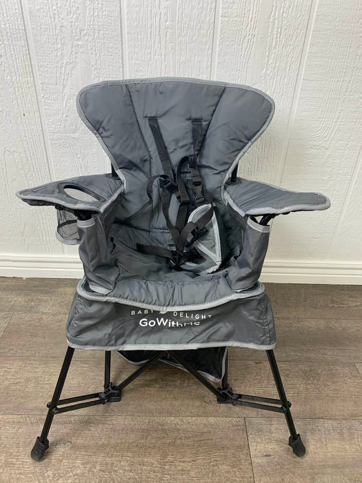 Shop Baby Delight Go With Me Uplift Deluxe Portable High Chair, Elephant Grey at Goodbuygears