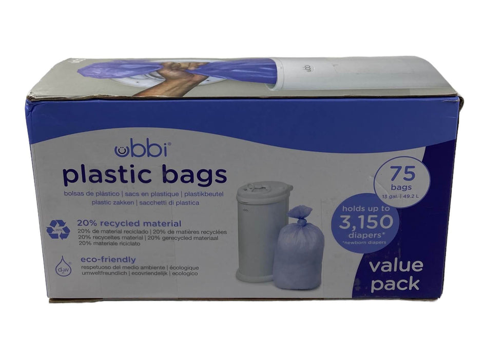 Shop Ubbi Plastic Diaper Pail Bags, 75 Count at Goodbuygears