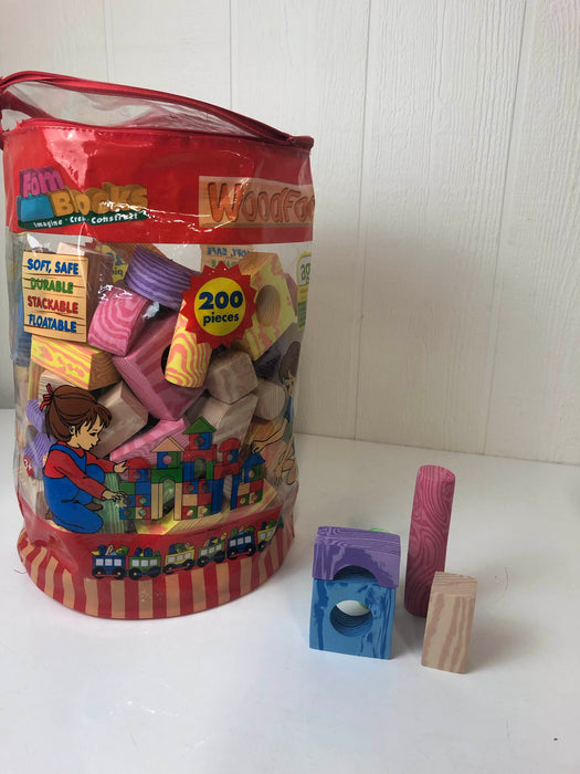secondhand Wood Foam Blocks
