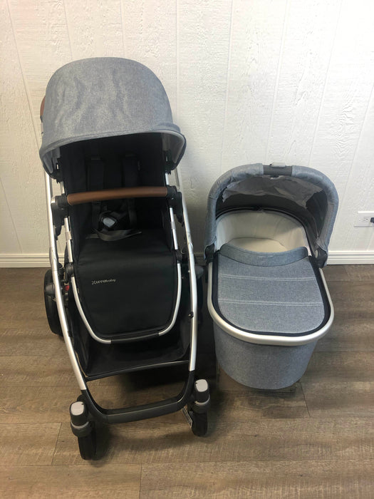 Shop UPPAbaby VISTA V2 Stroller, 2019, Gregory (Blue Melange) at Goodbuygears