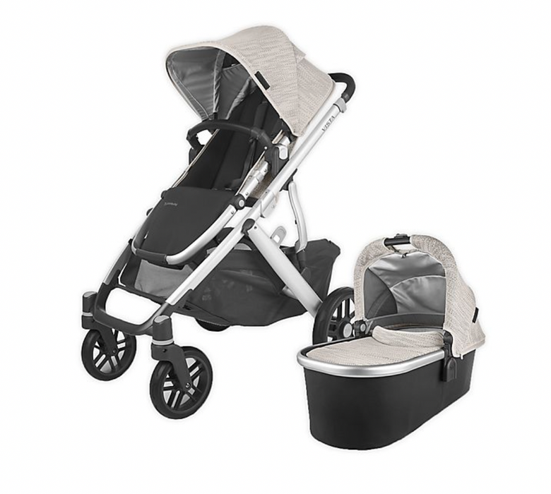 Shop UPPAbaby VISTA V2 Stroller, 2020, Sierra (Dune Knit) at Goodbuygears
