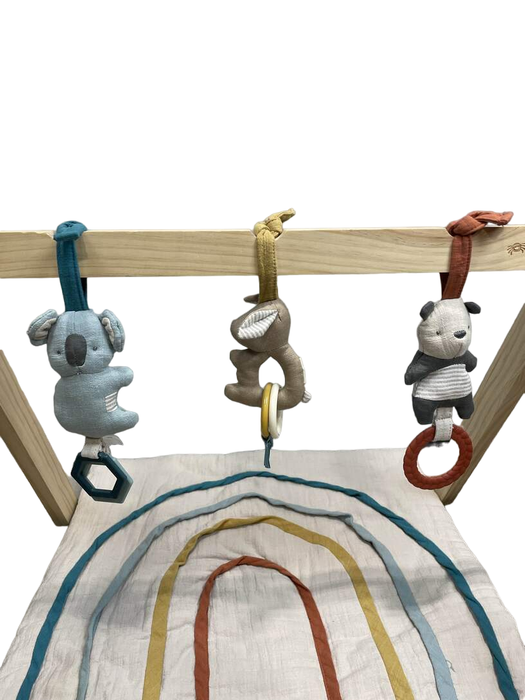 Shop Itzy Ritzy Wooden Activity Gym Playmat With Hanging Toys at Goodbuygears