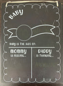 secondhand Monthly Milestone Chalkboard