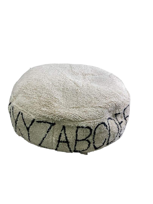Shop Lorena Canals Pouf ABC Natural Black at Goodbuygears