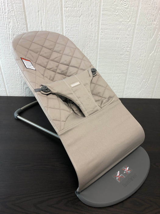 Shop BabyBjorn Bouncer Bliss, Sand Gray, Cotton at Goodbuygears