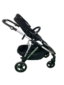 Shop Mockingbird Single to Double 2.0 Stroller, Silver with Black Leather, 2023, Windowpane, Black at Goodbuygears