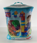 used Fisher Price Mega Blocks Endless Building Bag 100 Pieces