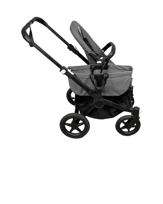 Shop Bugaboo Donkey 5 Stroller Mono, 2021, Grey Melange, Black at Goodbuygears