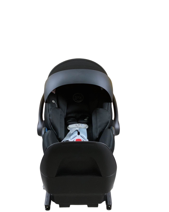 Shop Cybex Cloud G Lux with SensorSafe, 2023, Moon Black at Goodbuygears