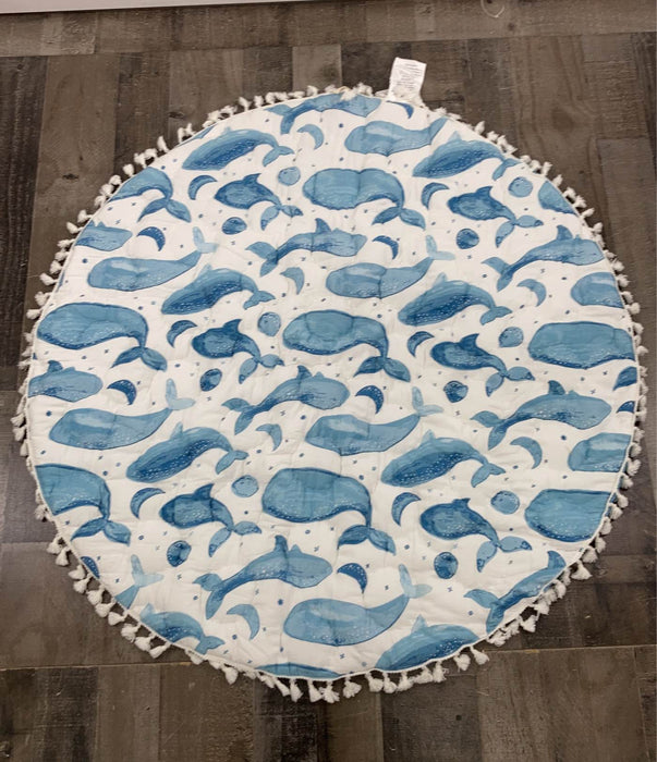 Shop Crane Baby Cotton Quilted Play Mat, Caspian (Whale) at Goodbuygears