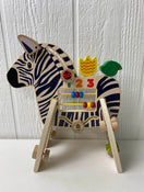 secondhand Manhattan Toy Safari Zebra Wooden Toddler Activity Toy