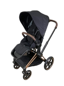 Shop Cybex PRIAM Stroller, 2022, Deep Black, Rosegold at Goodbuygears