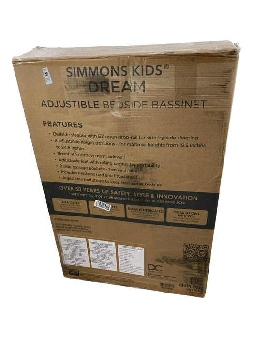 Shop Simmons Kids Dream Bedside Bassinet at Goodbuygears