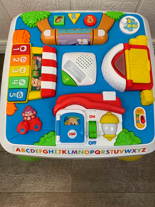 secondhand Fisher Price Laugh And Learn Around The Town Learning Table