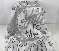 Shop Nojo Fitted Crib Sheet, Love You to the Moon at Goodbuygears