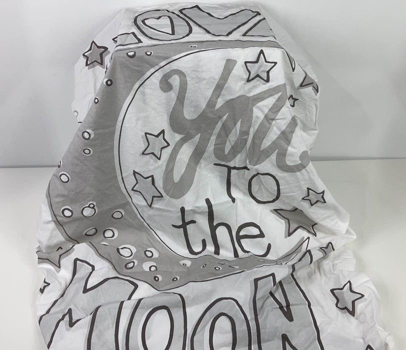 Shop Nojo Fitted Crib Sheet, Love You to the Moon at Goodbuygears
