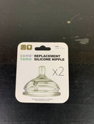 used Comotomo Replacement Nipple 2 pack, Slow Flow
