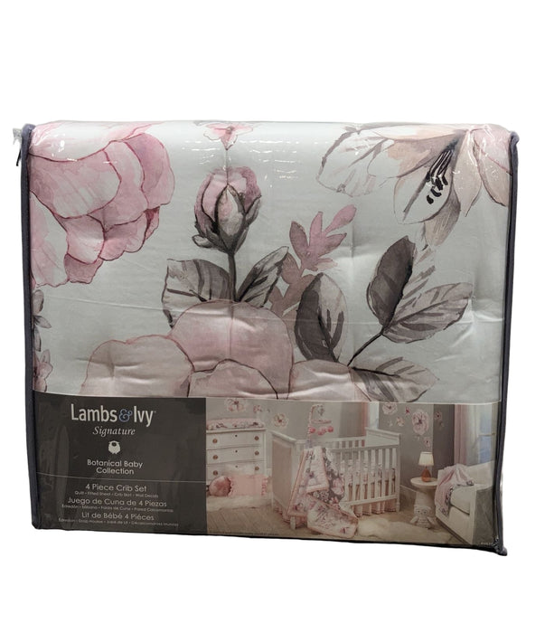 Shop Lambs & Ivy Four Piece Crib Set, Botanical Baby at Goodbuygears