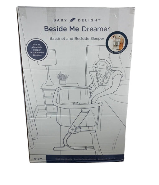 Shop Baby Delight Beside Me Dreamer Bassinet & Bedside Sleeper, Charcoal Tweed at Goodbuygears