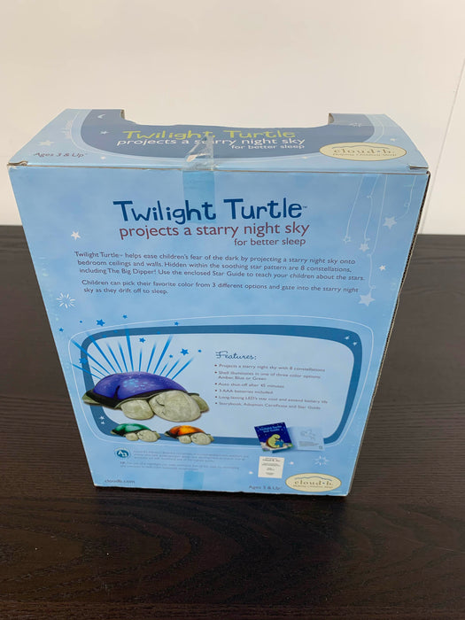 secondhand Cloud b. Twilight Turtle Plush Night Light Projector