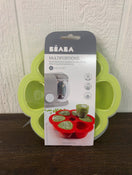 used Beaba Multiportions Storage Tray, Neon