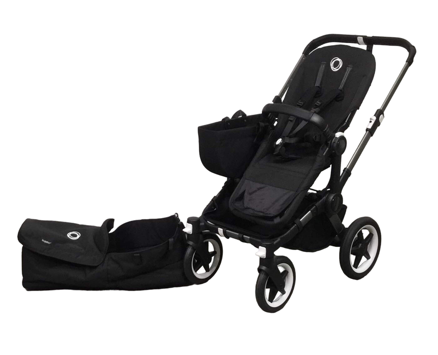 Shop Bugaboo Donkey 5 Mono Stroller, Black, 2023, Midnight Black, without Canopy at Goodbuygears