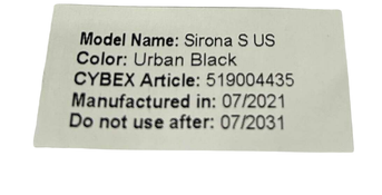 Shop Cybex Sirona S With SensorSafe Convertible Car Seat, 2021, Urban Black at Goodbuygears