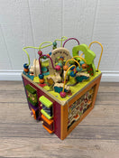 secondhand B. Toys Zany Zoo Wooden Activity Cube