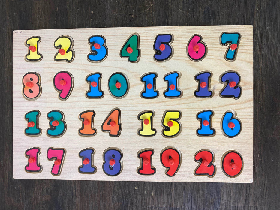 used Number Puzzle 0 To 20