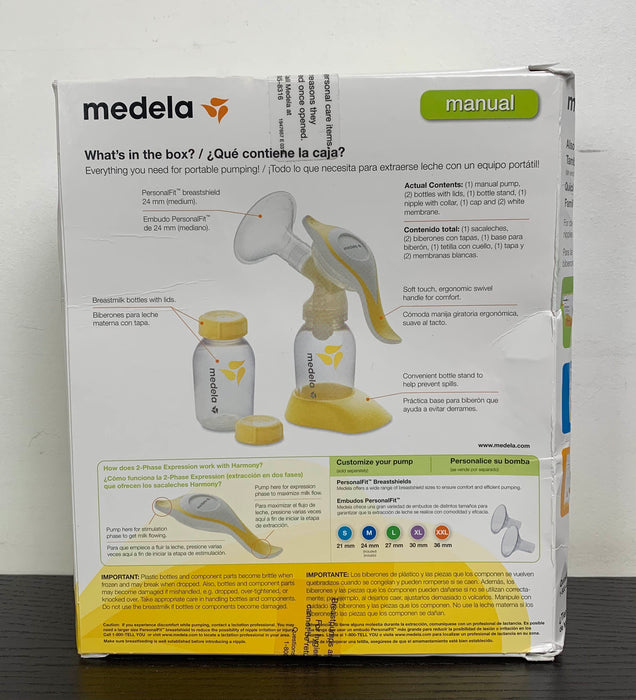 secondhand Medela Harmony Manual Breast Pump