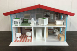 secondhand Land Of Nod Cottage Dollhouse