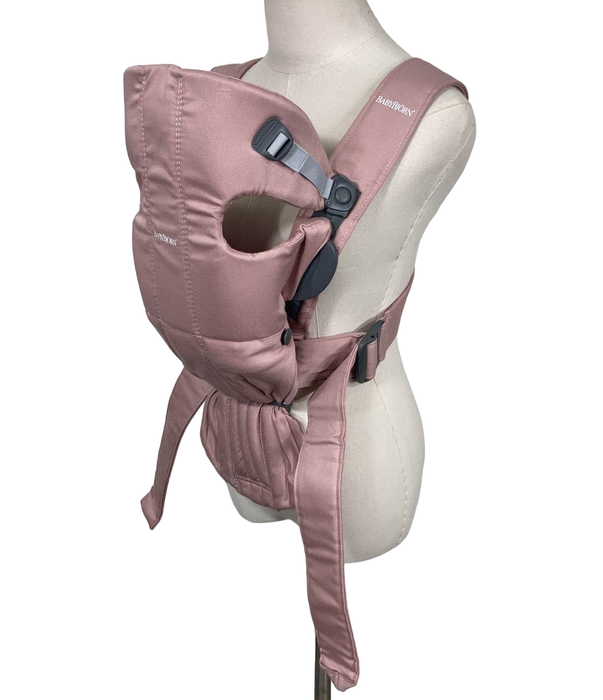 Shop BabyBjorn Baby Carrier Mini, Dusty Pink Woven at Goodbuygears