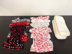 used BUNDLE Cloth Diapers, One Size Pocket