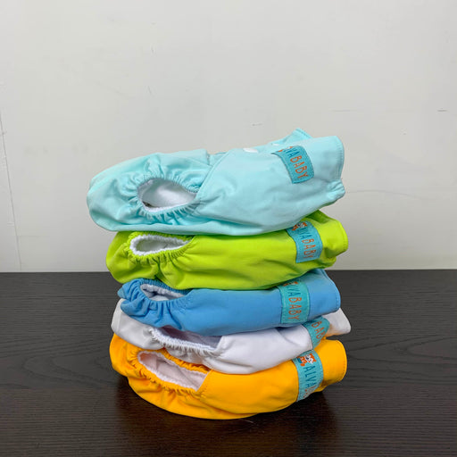 used Alva Baby One Size Adjustable Cloth Diapers