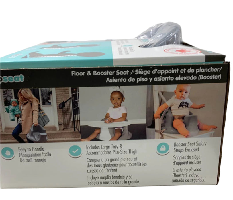 Shop Upseat Baby Floor Chair and Booster Seat with Tray, Grey at Goodbuygears