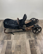 Shop Cybex PRIAM Stroller, 2022, Rosegold, Deepest Black at Goodbuygears