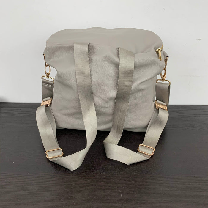 used Fawn Design The Original Diaper Bag, Gray