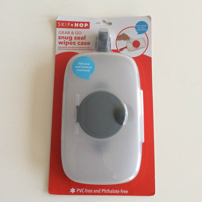 used Skip Hop Grab & Go Snug Seal Wipes Case