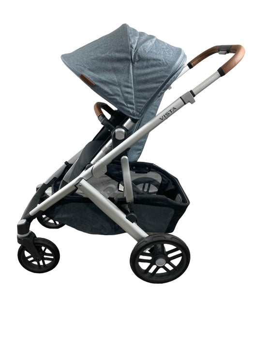 Shop UPPAbaby VISTA V2 Stroller, 2021, Gregory (Blue Melange) at Goodbuygears