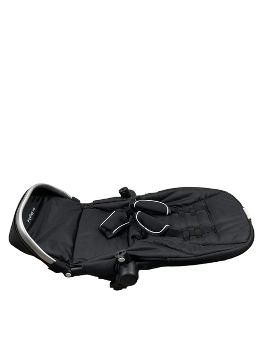 Shop Mockingbird 2nd Seat Kit With Extendable Canopy, Sky, Windowpane, Silver with Penny Leather at Goodbuygears