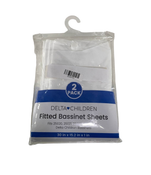 Shop Delta Children Bassinet Sheets, 2 Pack at Goodbuygears