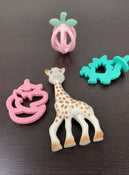 used BUNDLE Teething And Grasping Toys