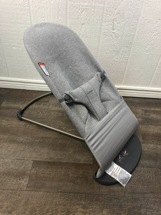 Shop BabyBjorn Bouncer Bliss, Light Grey, 3D Jersey at Goodbuygears