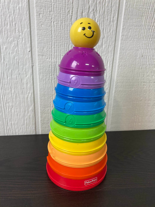used Fisher Price Stack & Roll Cups