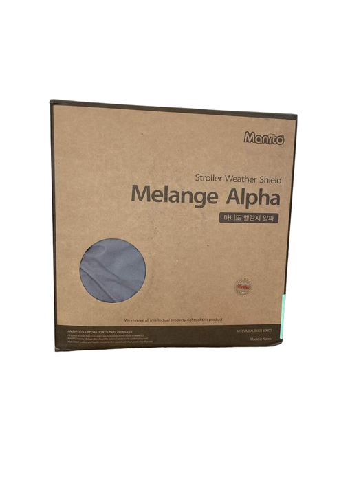 Shop Manito Melange Alpha Stroller Weather Shield, Blue at Goodbuygears