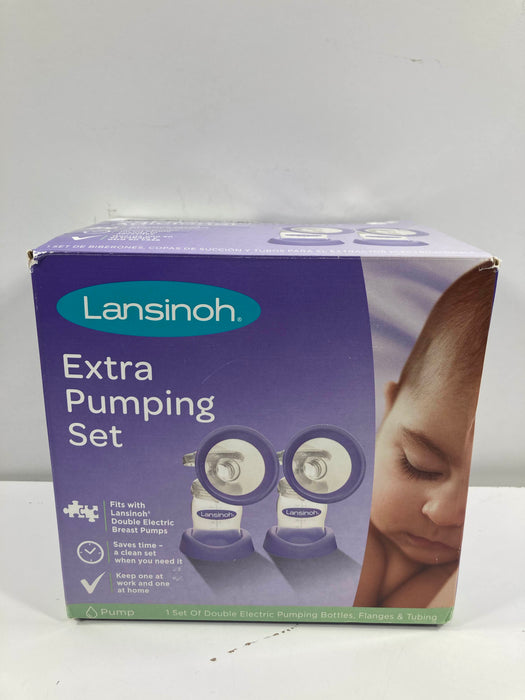 used Lansinoh Extra Pumping Set